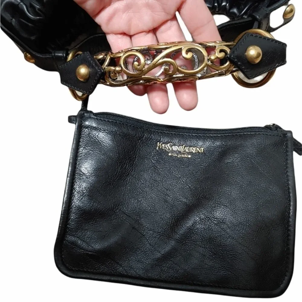 LYVES SAINT LAURENT VINCENNES HOBO HAND BAG. - Picture 7 of 8